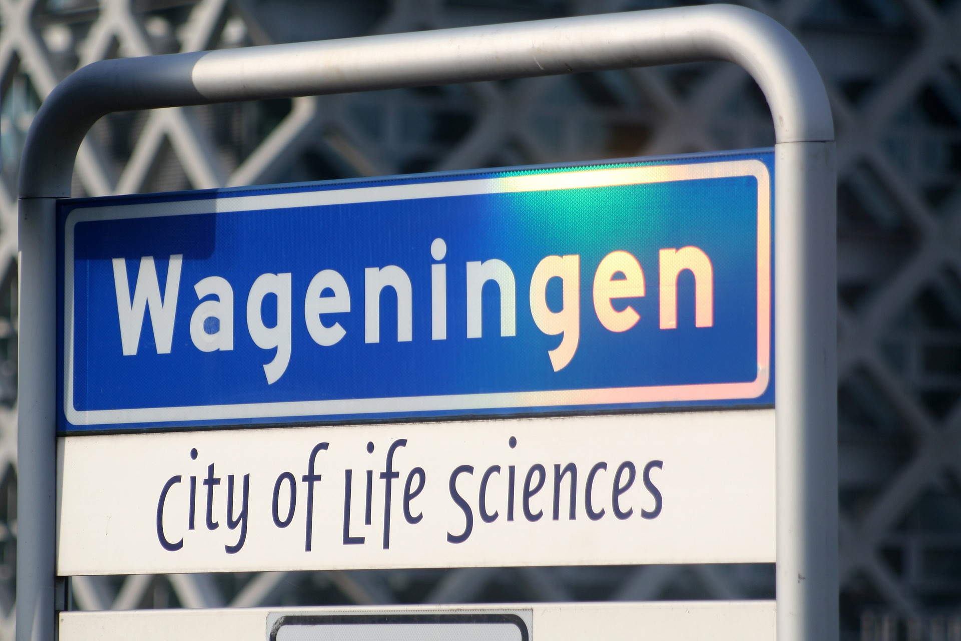 Schild mit der Aufschrift Wageningen
