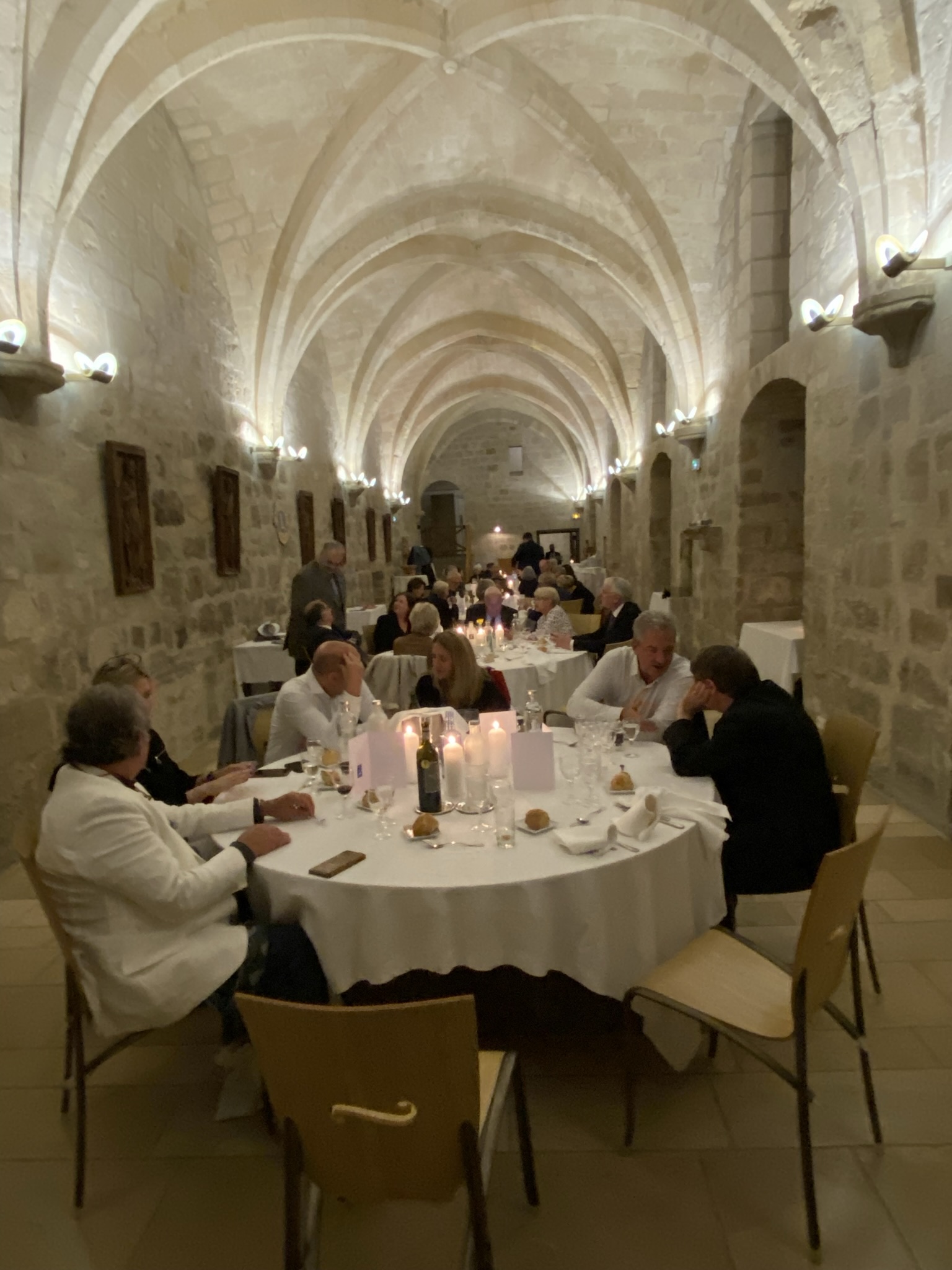 Dinner in der Abtei Royaumont